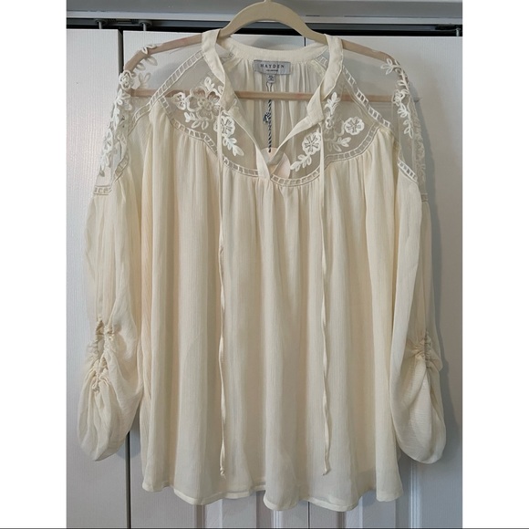 Semi Sheer Top - Picture 1 of 3